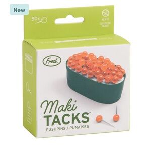 NWT Maki Tacks Pushpins